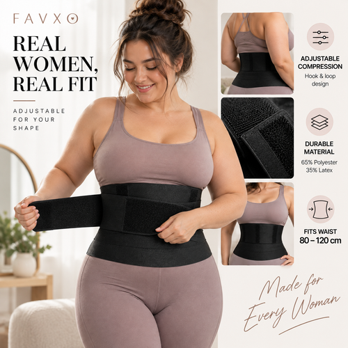 FAVXO Adjustable Waist Trainer Wrap