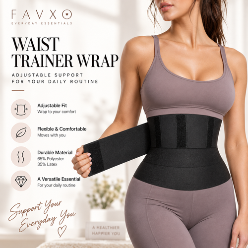 FAVXO Adjustable Waist Trainer Wrap