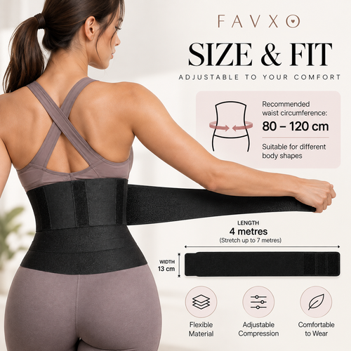 FAVXO Adjustable Waist Trainer Wrap