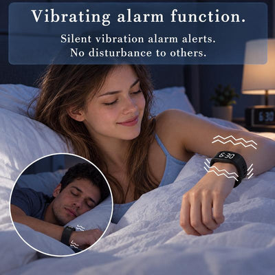 T5 Smart Fitness Bracelet – Step Counter & Vibrating Alarm=