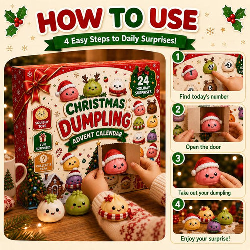 Christmas Mini Squishies Advent Calendar – 24 Days of Surprises