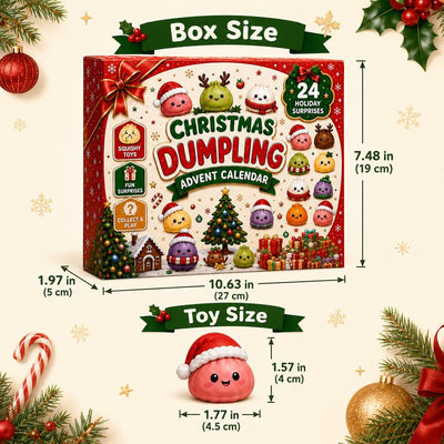 Christmas Mini Squishies Advent Calendar – 24 Days of Surprises