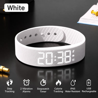 T5 Smart Fitness Bracelet – Step Counter & Vibrating Alarm=