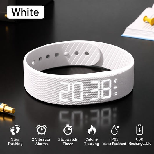 T5 Smart Fitness Bracelet – Step Counter & Vibrating Alarm=