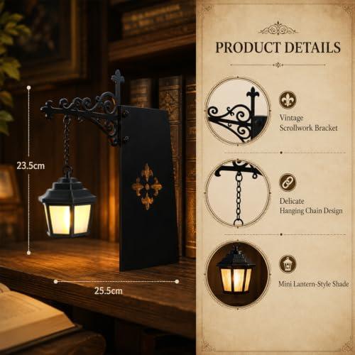 Halloween Magic Bookend Lantern – Spooky Ghost & Vintage Light Designs