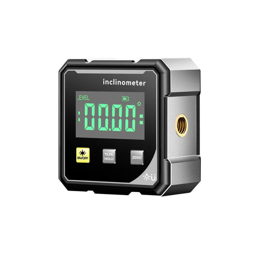 360° Magnetic Digital Angle Gauge with Dual Laser