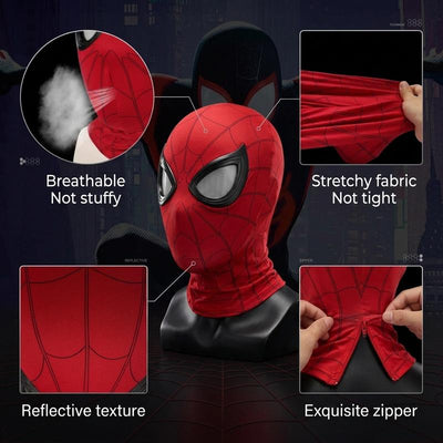 Remote-Controlled Animated Spider-Man Mask with Moving Eyes