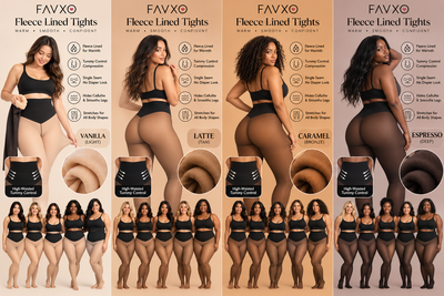 Women's Single-Seam Fleece-Lined Tights | High-Waisted & Smooth Fit